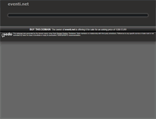 Tablet Screenshot of eventi.net